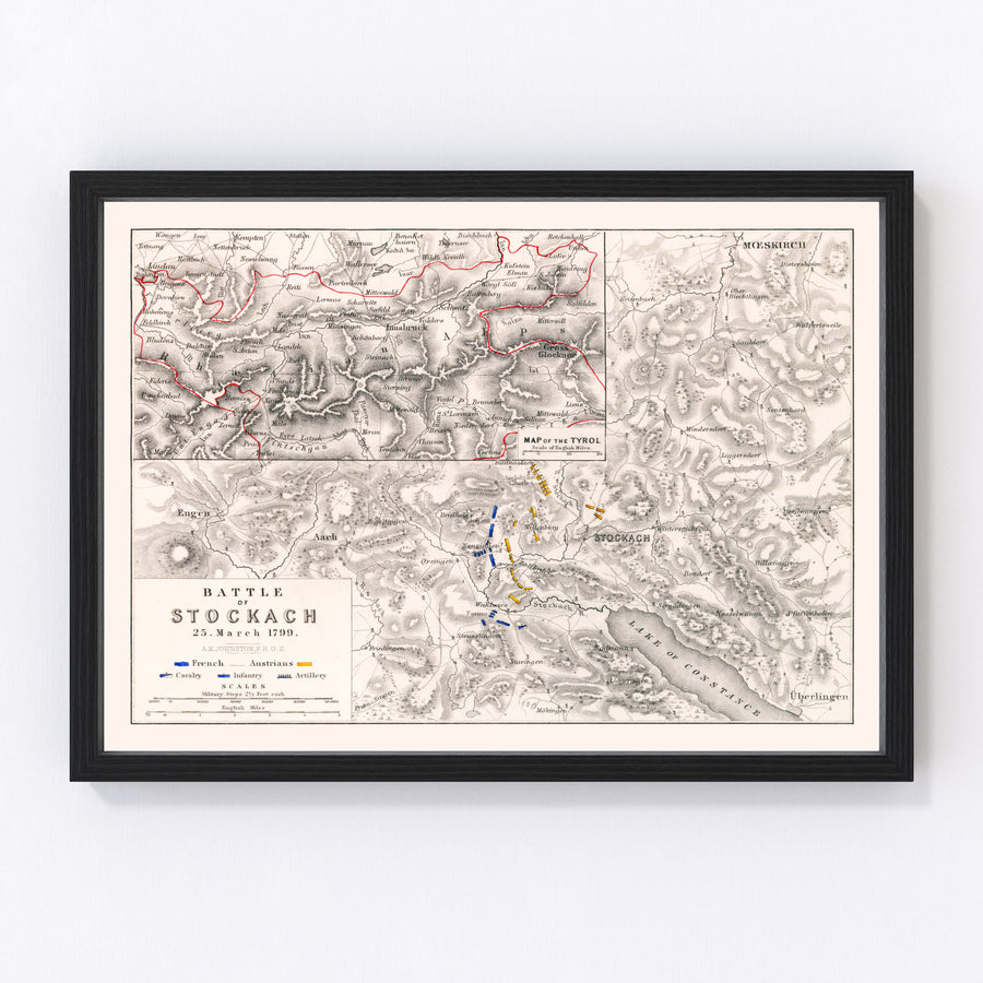 Germany Vintage Map 1799