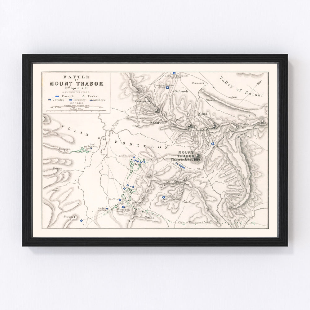 Israel Vintage Map 1799