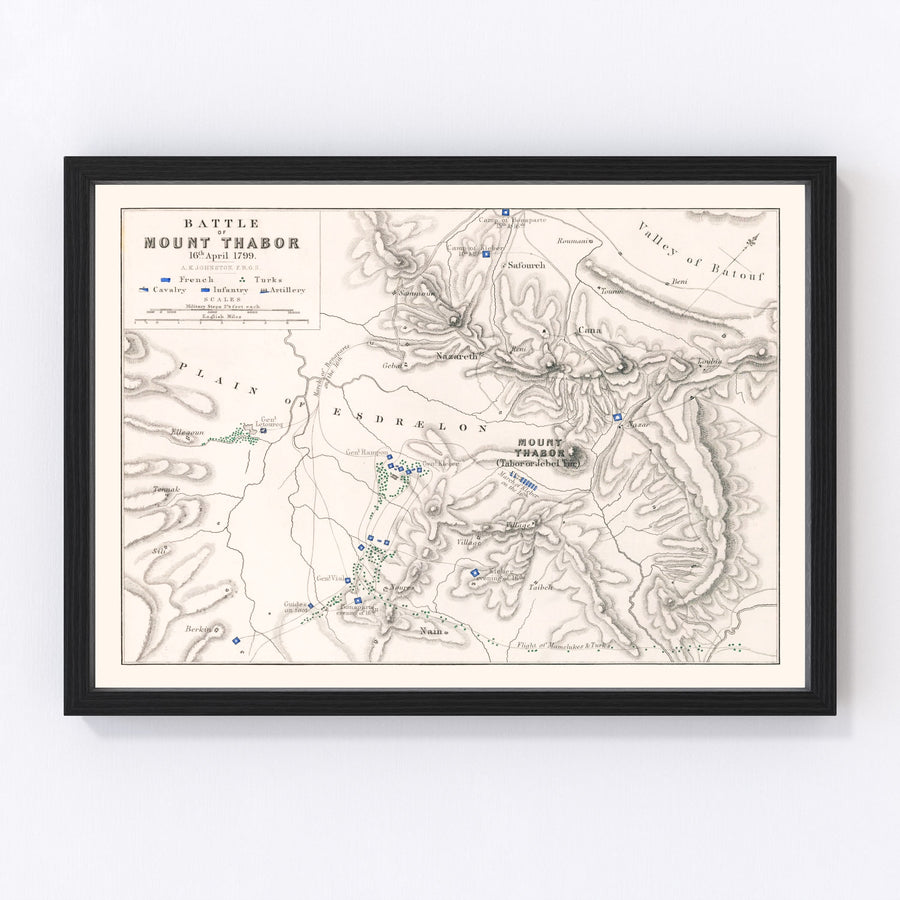 Israel Vintage Map 1799