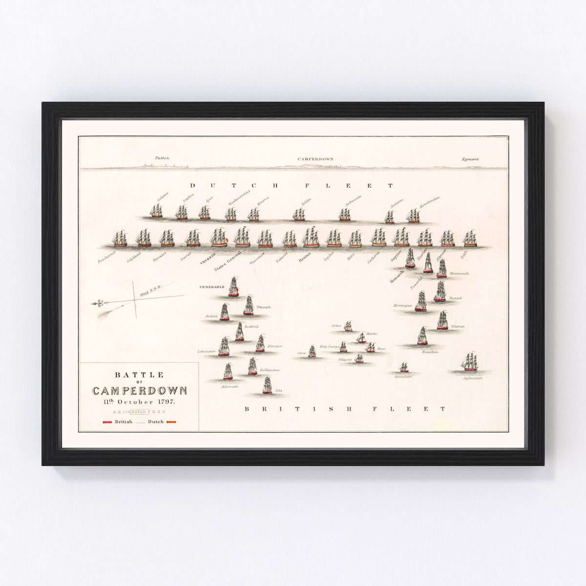Holland Vintage Map 1797