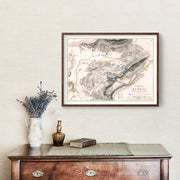 old military map