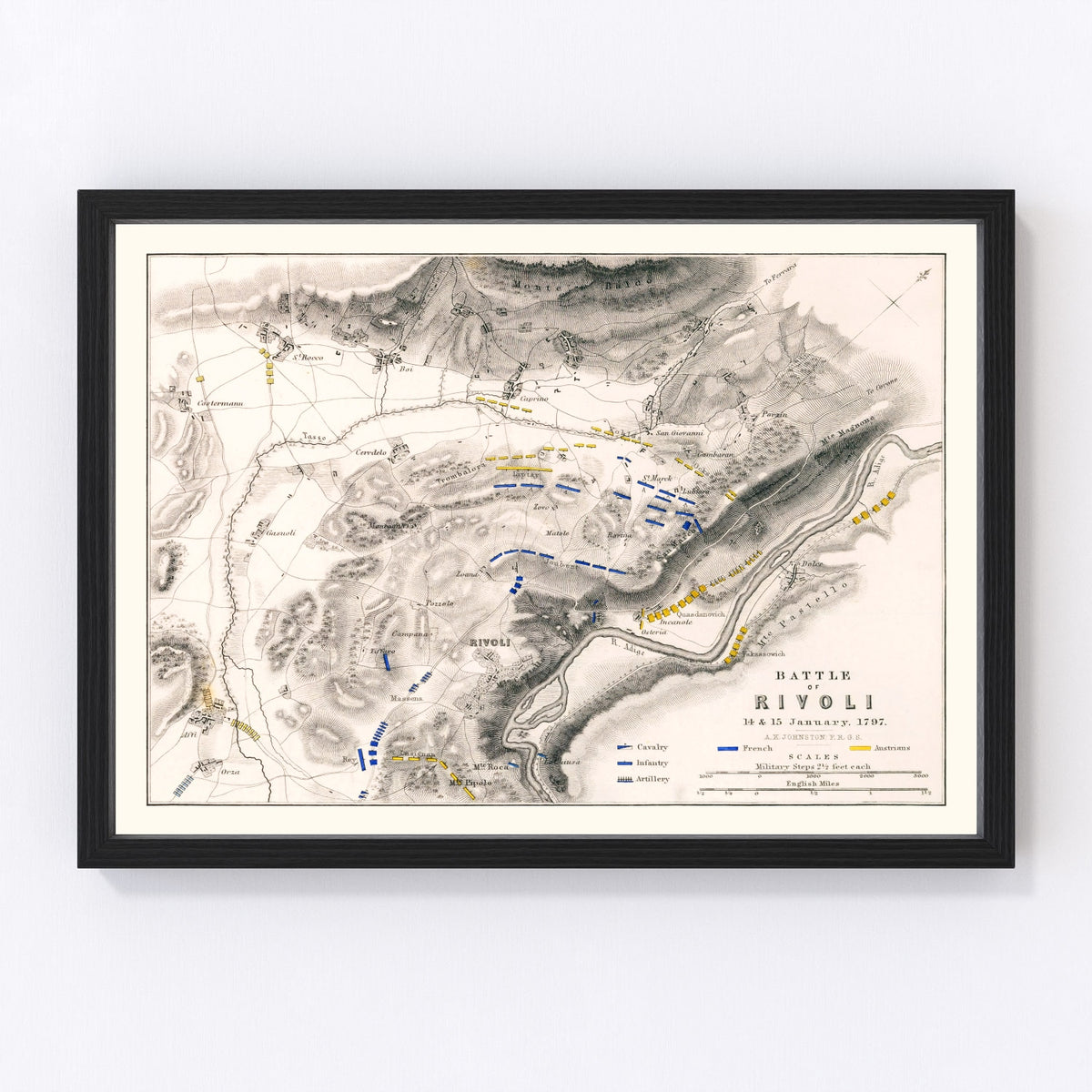 Italy Vintage Map 1797