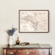 old military map