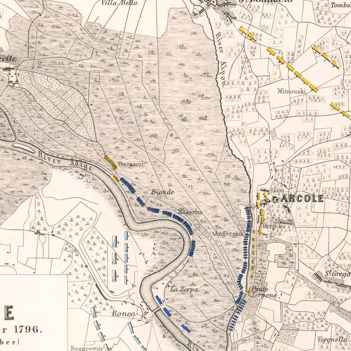 Restored historic details from the 1796 country map of County