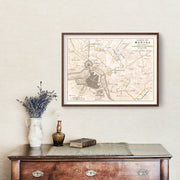 old military map