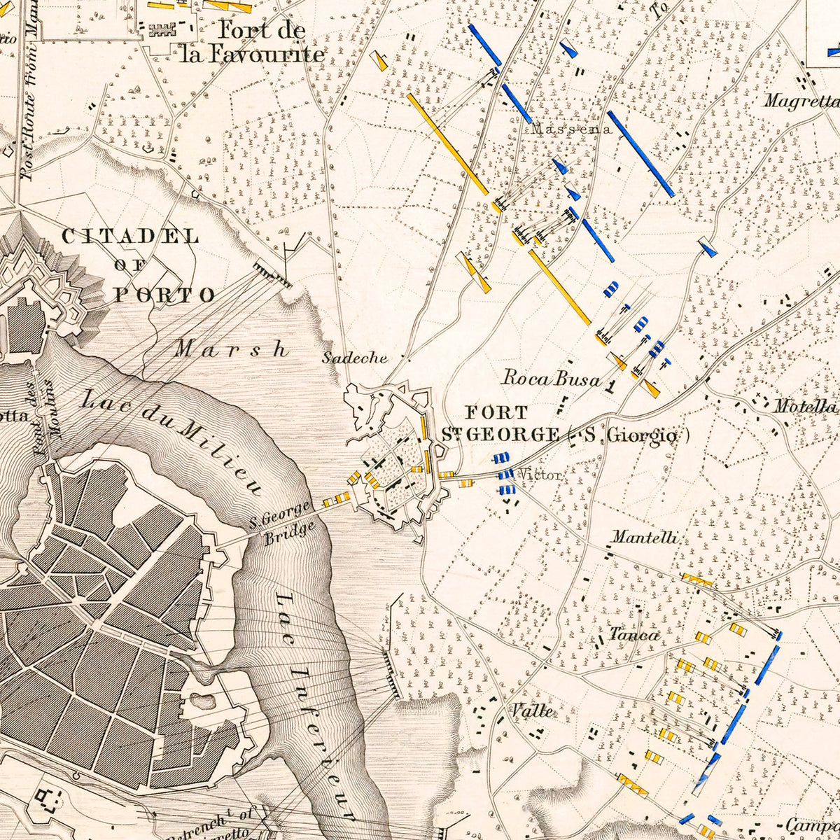 Restored historic details from the 1796 country map of County