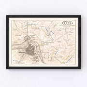 Italy Vintage Map 1796