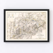 Belgium Vintage Map 1794