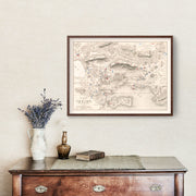 old military map