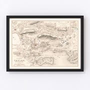Belgium Vintage Map 1793