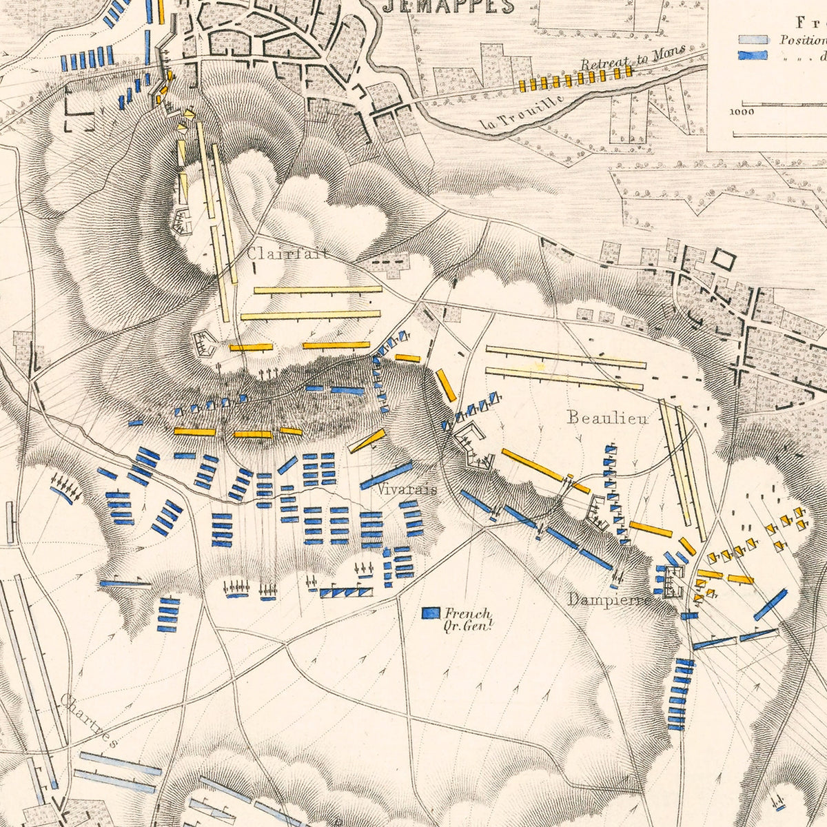 Restored historic details from the 1792 country map of County
