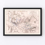 Germany Vintage Map 1813