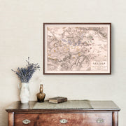 old military map