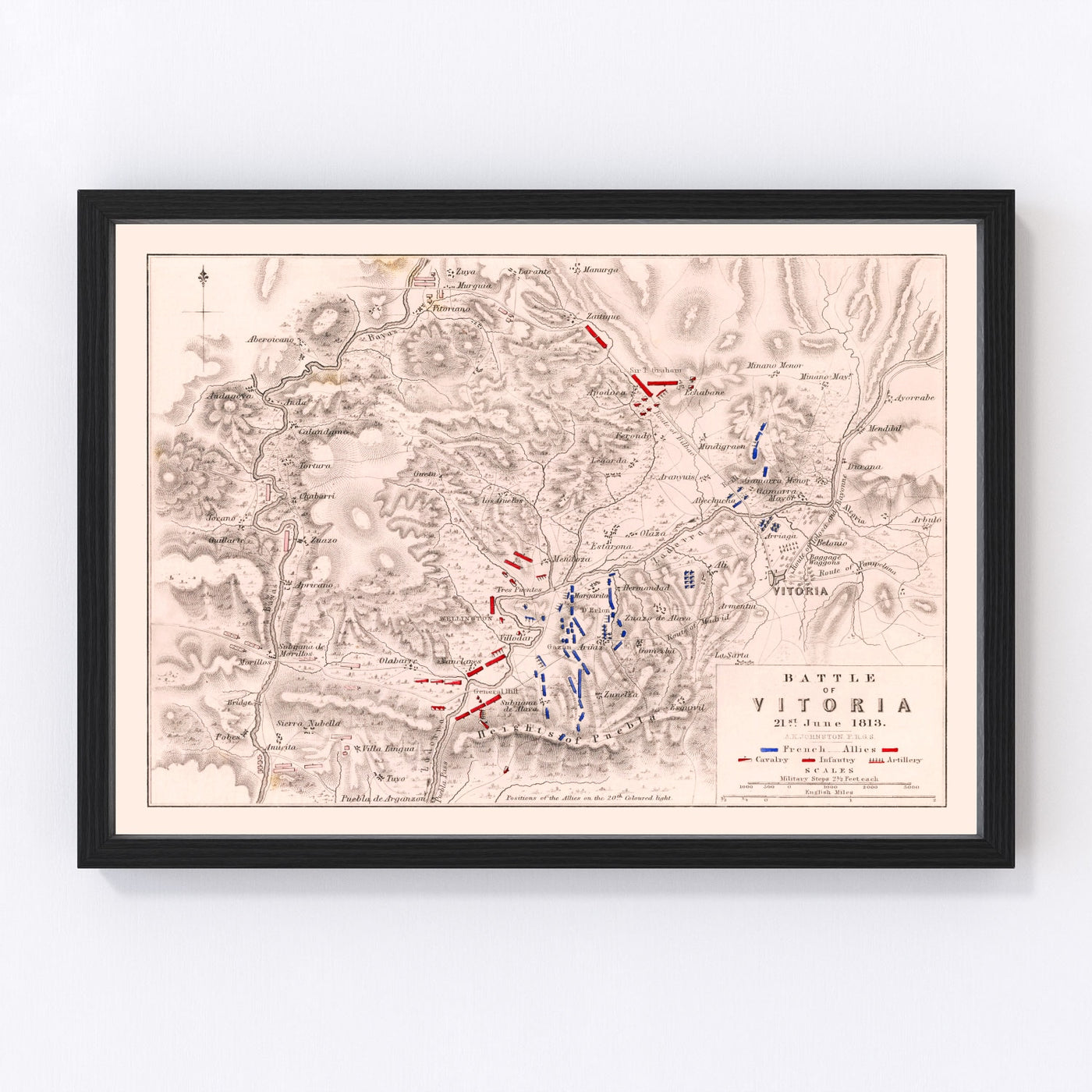Spain Vintage Map 1813
