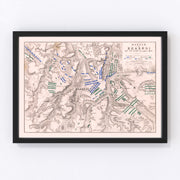 Russia Vintage Map 1812