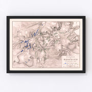 Russia Vintage Map 1812