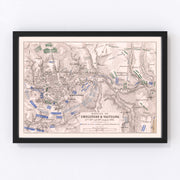 Russia Vintage Map 1812