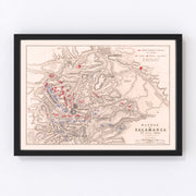 Spain Vintage Map 1812