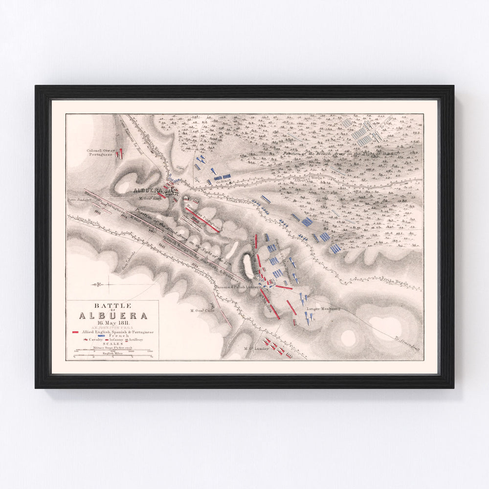Spain Vintage Map 1811