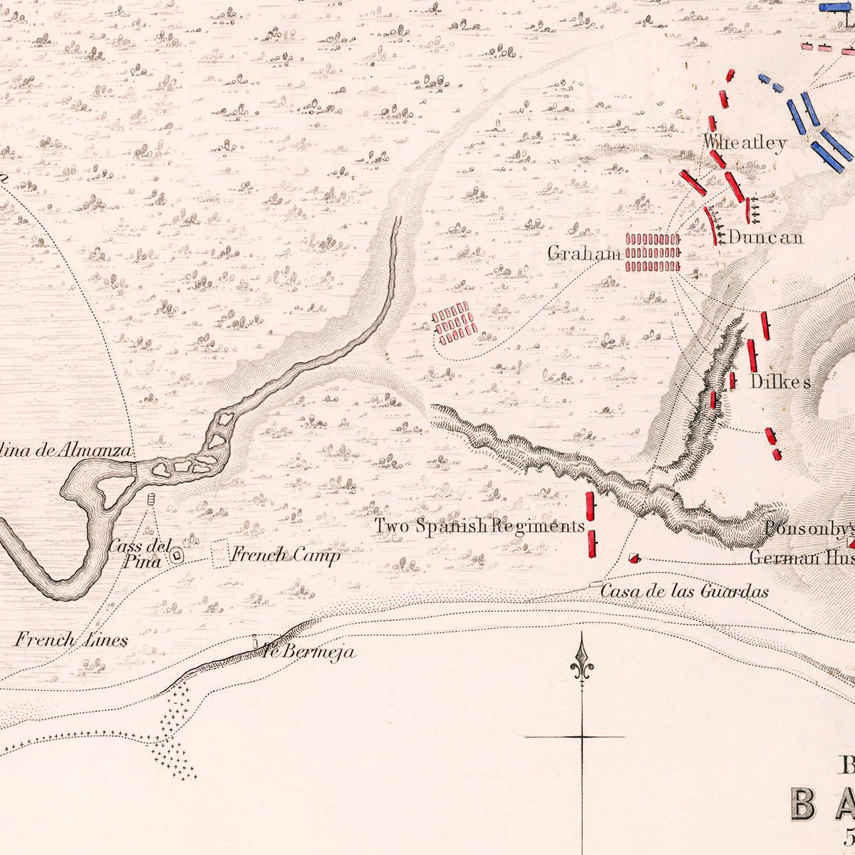 Restored historic details from the 1811 country map of County