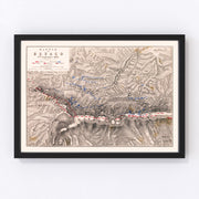 Portugal Vintage Map 1810
