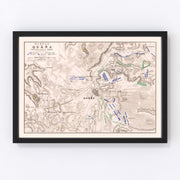 Spain Vintage Map 1809