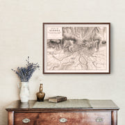 old military map