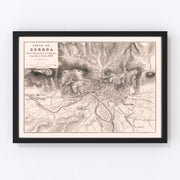 Spain Vintage Map 1809