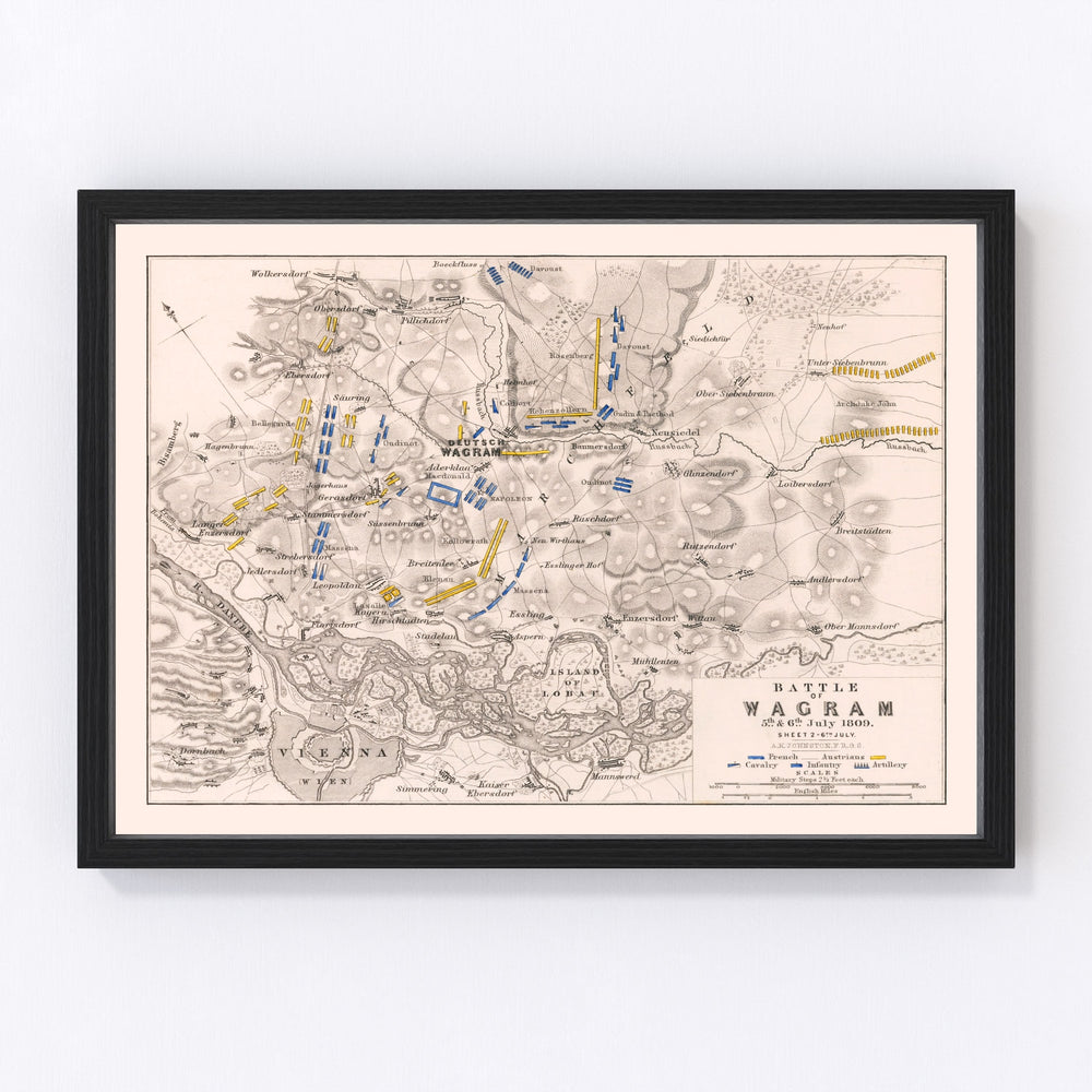 Austria Vintage Map 1809