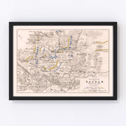 Austria Vintage Map 1809