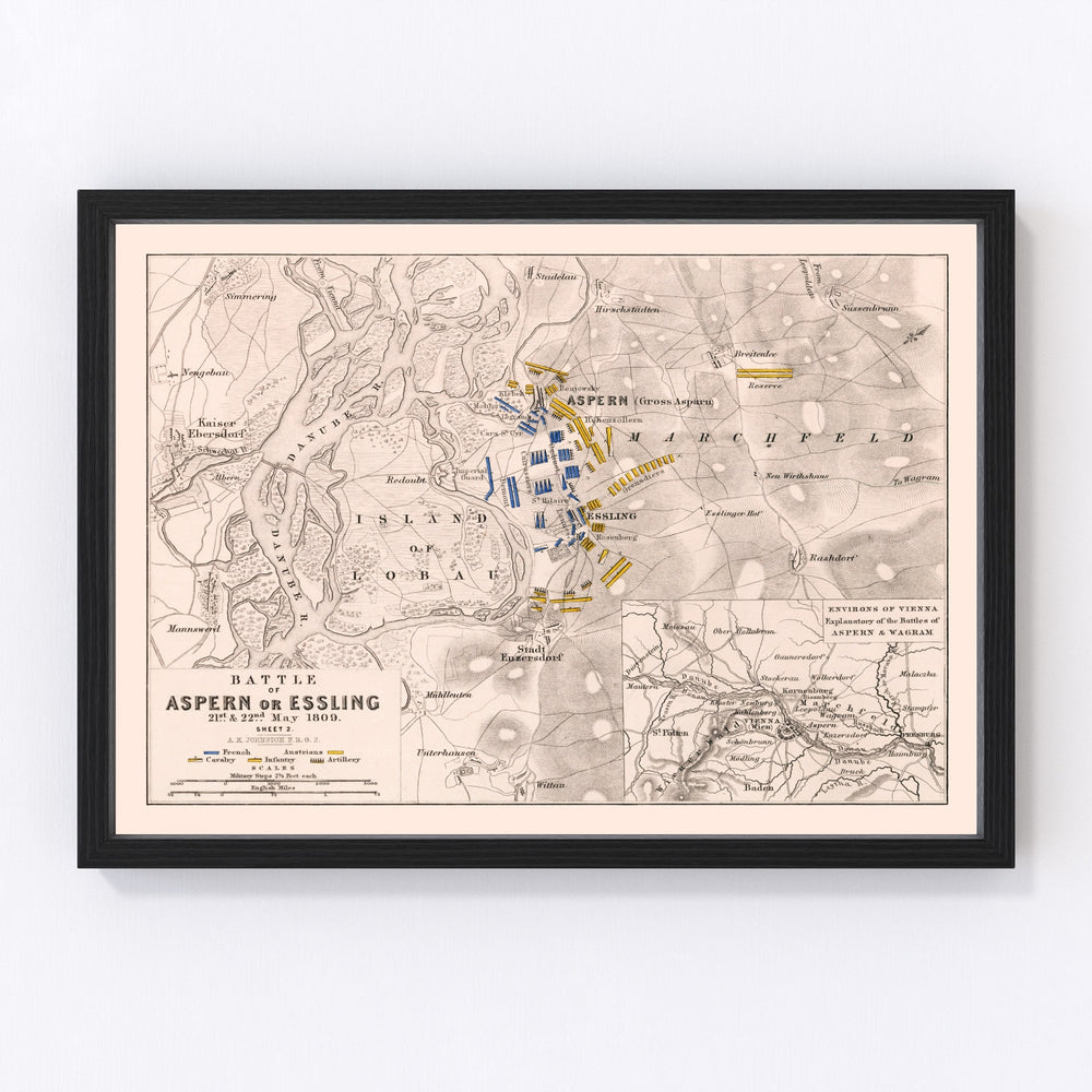 Austria Vintage Map 1809