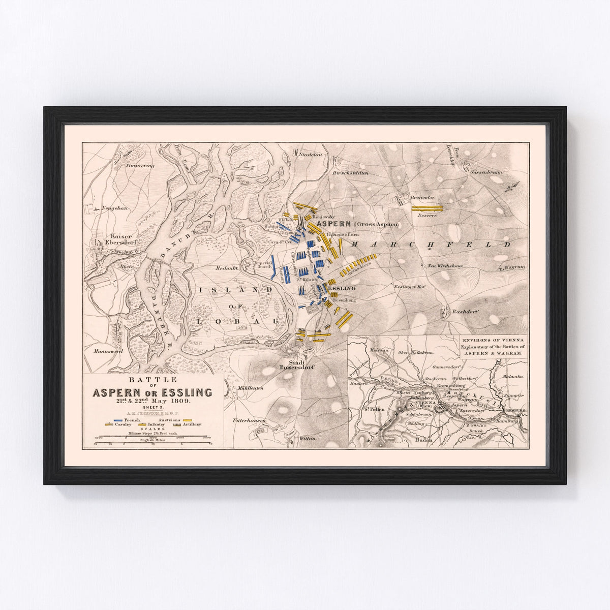 Austria Vintage Map 1809