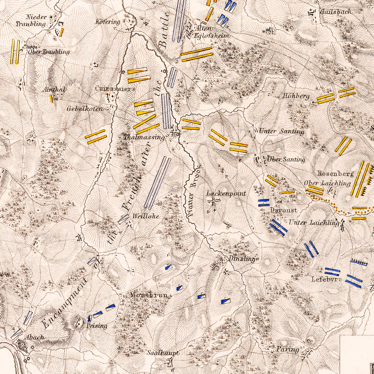 Restored historic details from the 1809 country map of County