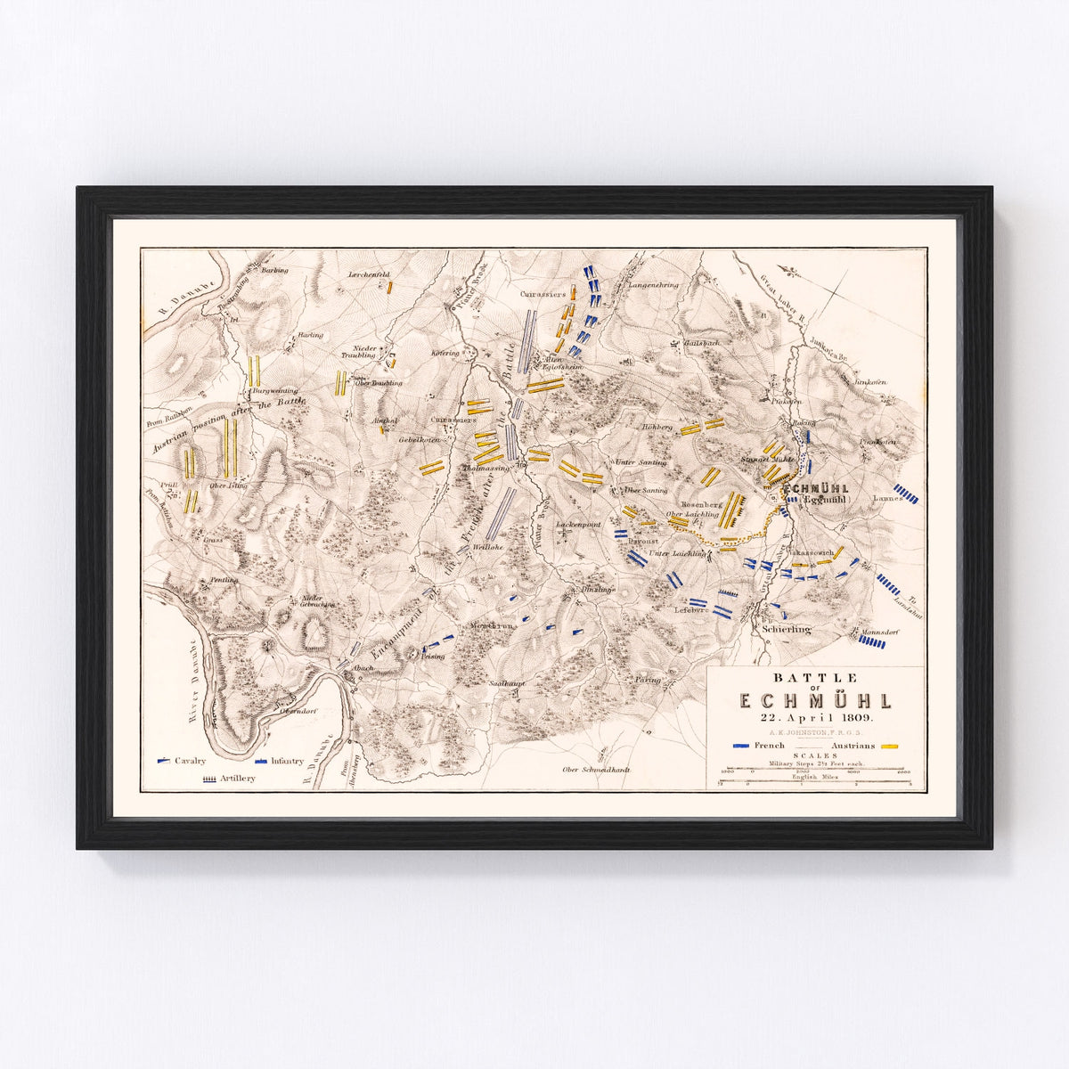 Germany Vintage Map 1809