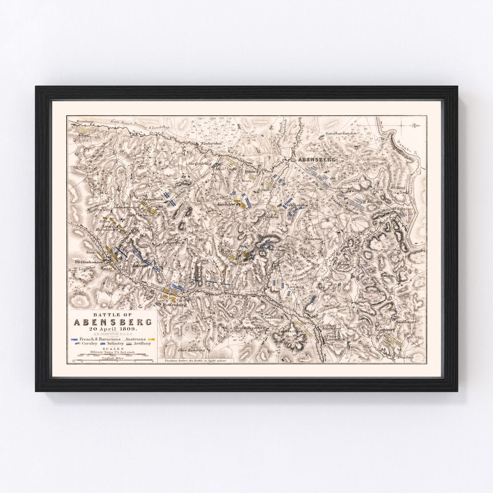 Germany Vintage Map 1809