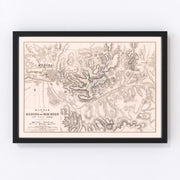 Spain Vintage Map 1808