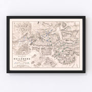 Germany Vintage Map 1807