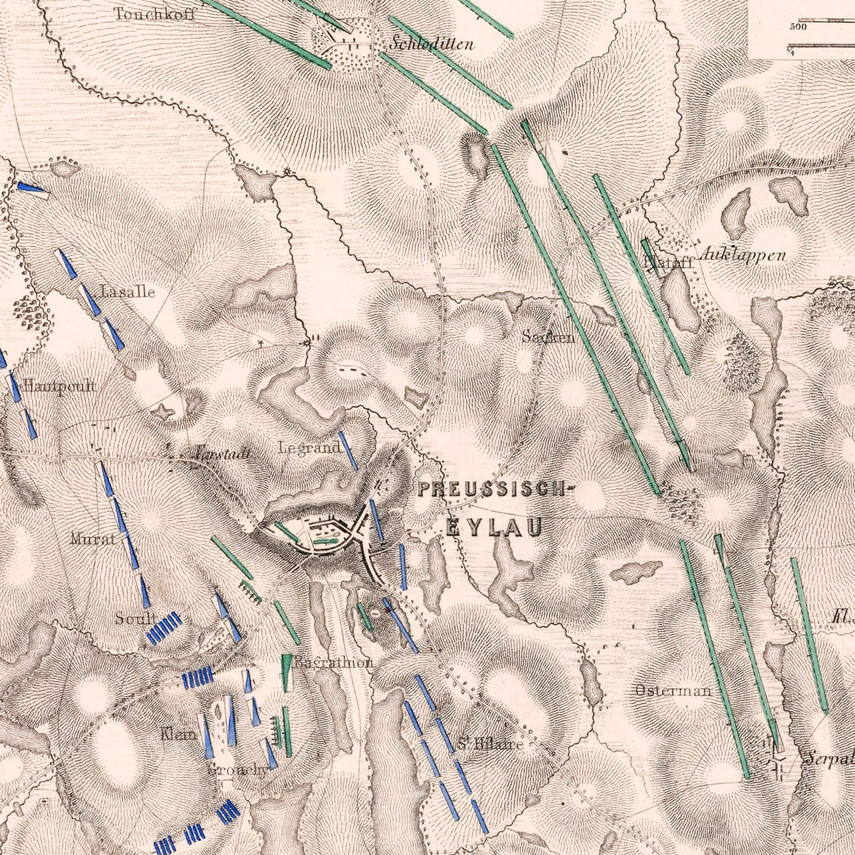 Restored historic details from the 1807 country map of County