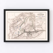 Poland Vintage Map 1806