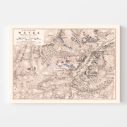 old military map