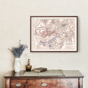 old military map