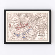 Belgium Vintage Map 1815
