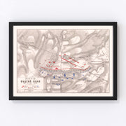 Belgium Vintage Map 1815
