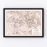 Belgium Vintage Map 1815