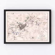 France Vintage Map 1814