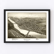 Apollo Vintage Map 1896