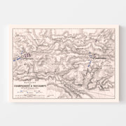 old military map