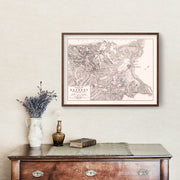 old military map