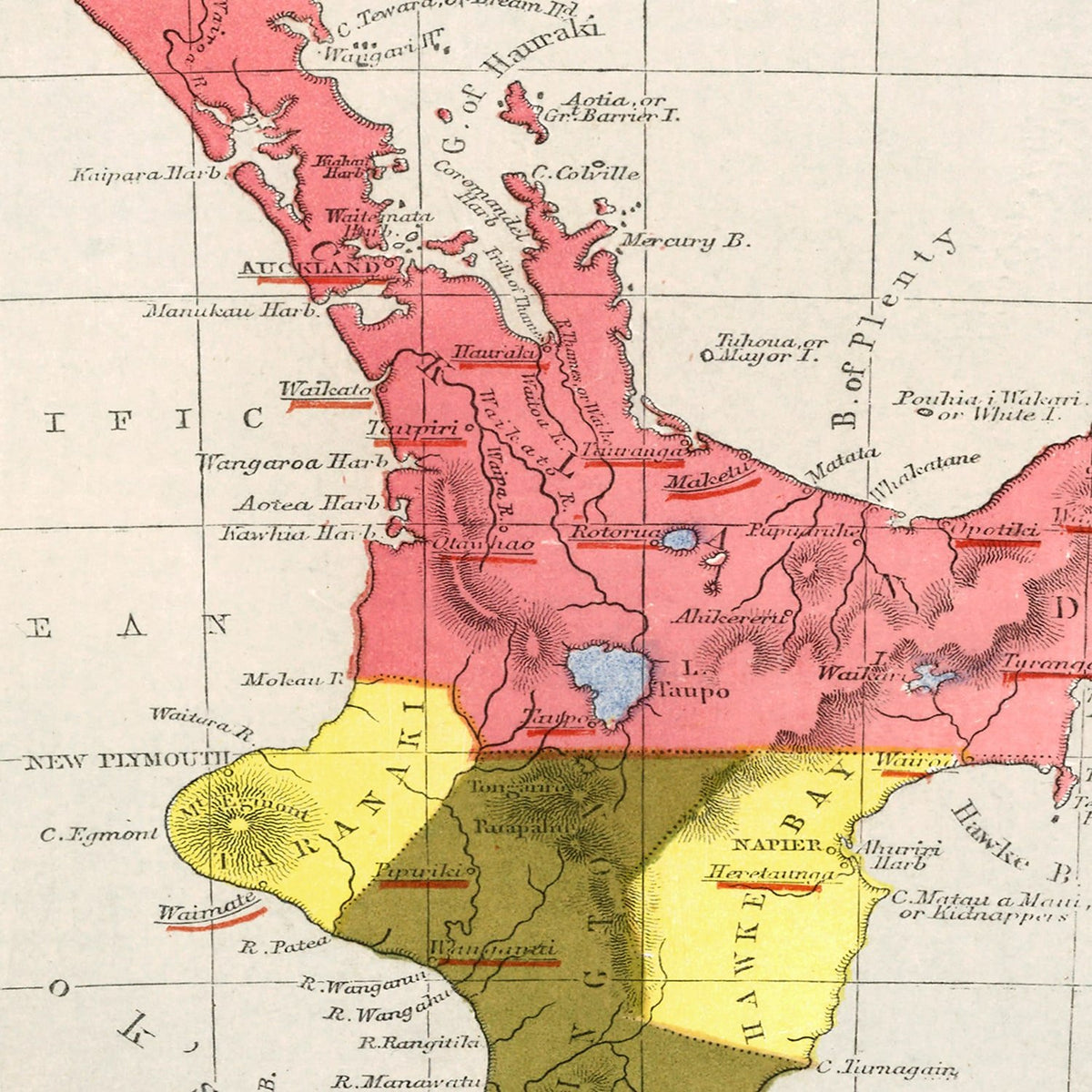 Restored historic details from the 1862 country map of County