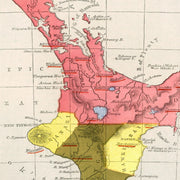 old New Zealand map